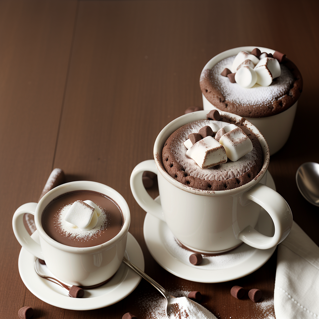 hot chocolate mix mug cake