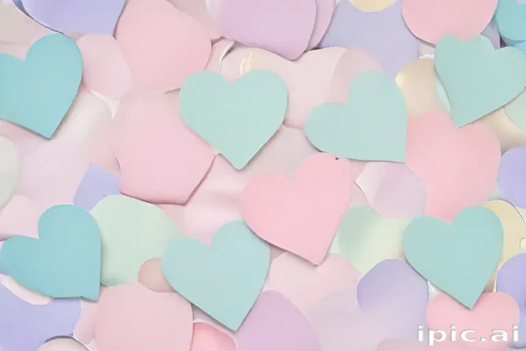 pastel heart wallpaper