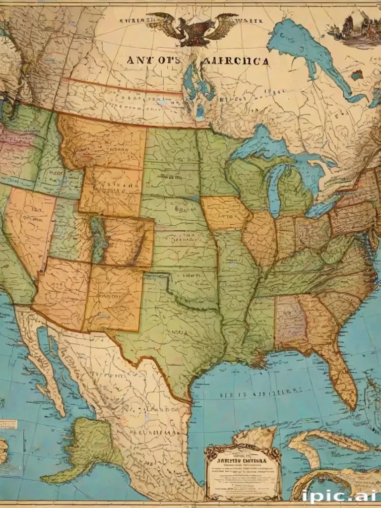 united states of america map
