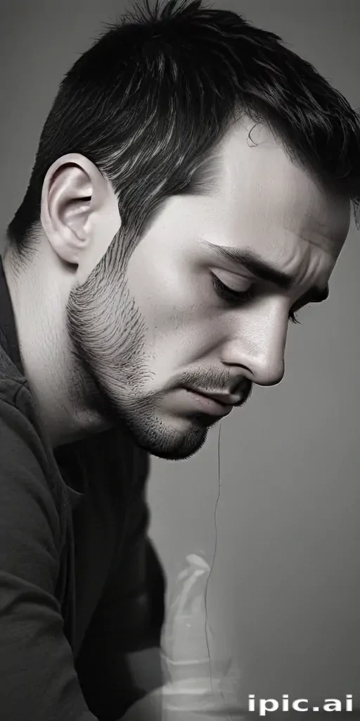 man in sad