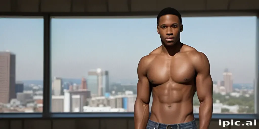 black male shirtless