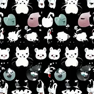 cute backgrounds black