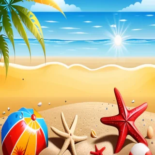 summer beach background