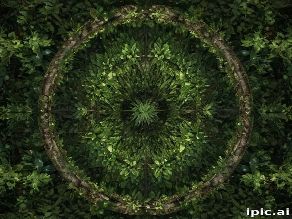 leaf circle