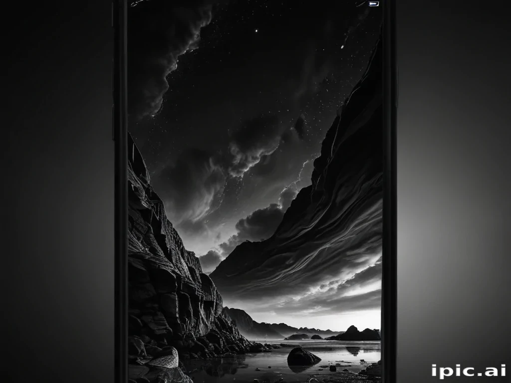 phone wallpaper black