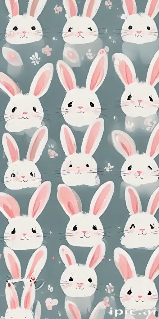 cute bunny background