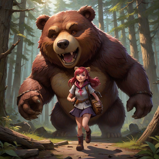 Annie from "League of Legends" walks through the woods with her giant bear Tibbers, her innocent singsong voice and mischievous grin hiding her powerful control over fire. Her juxtaposition of childlike whimsy and destructive power makes her a uniquely captivating character.