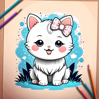 cute background drawing