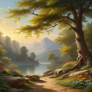 oil painting wallpaper