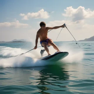 water skiing