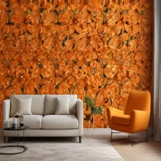 cute orange wallpaper