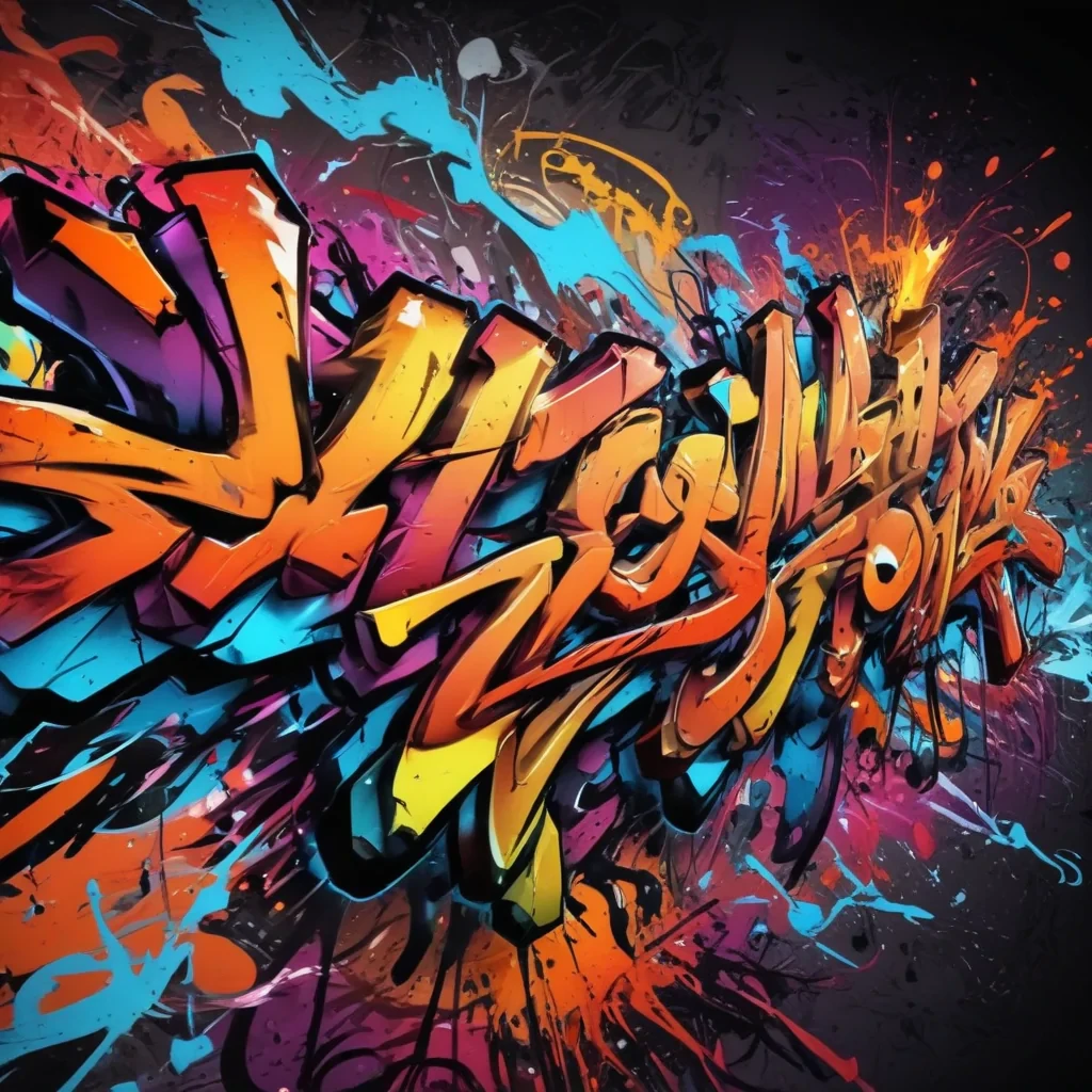 graffiti art background