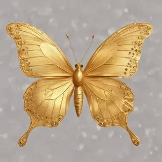 golden butterfly png