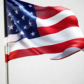 american flag waving png