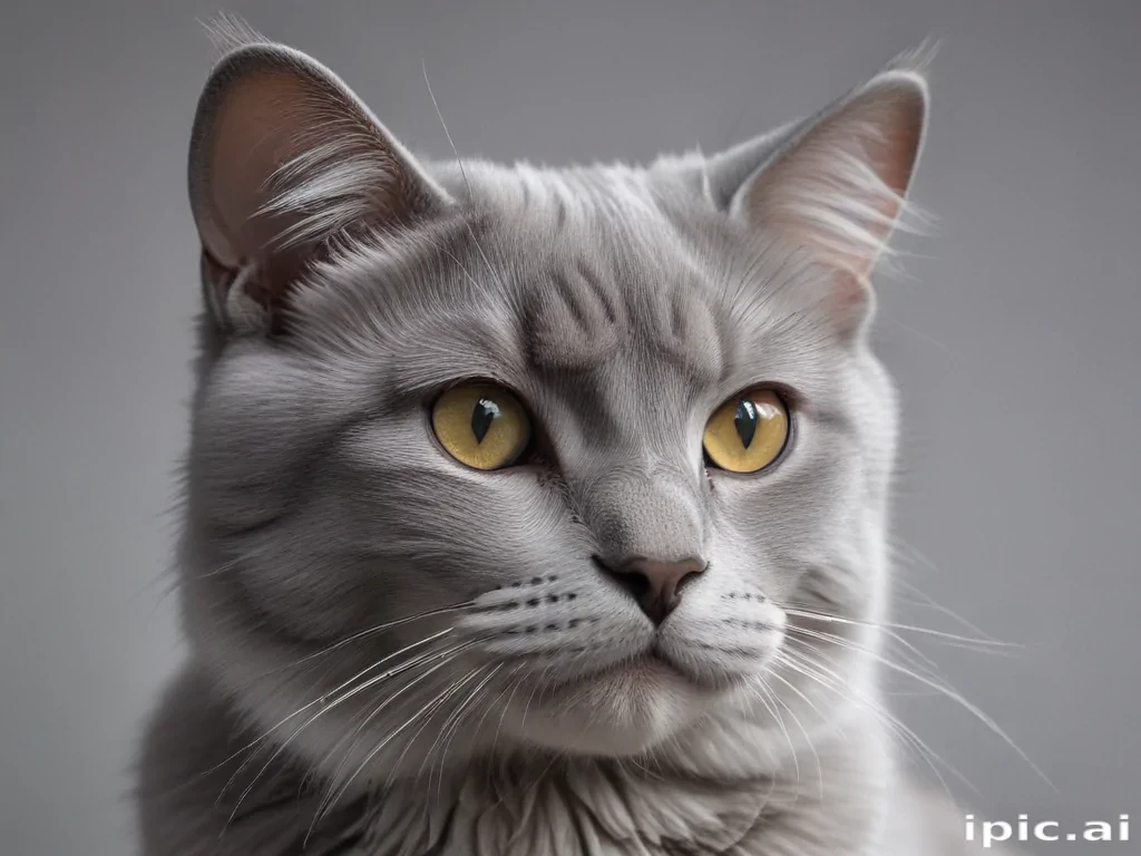 grey cat