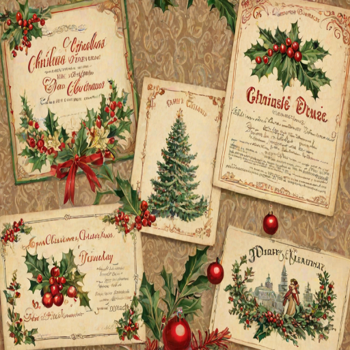 free vintage christmas printables