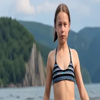 greta thunberg in bikini
