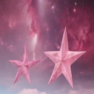 pink stars png