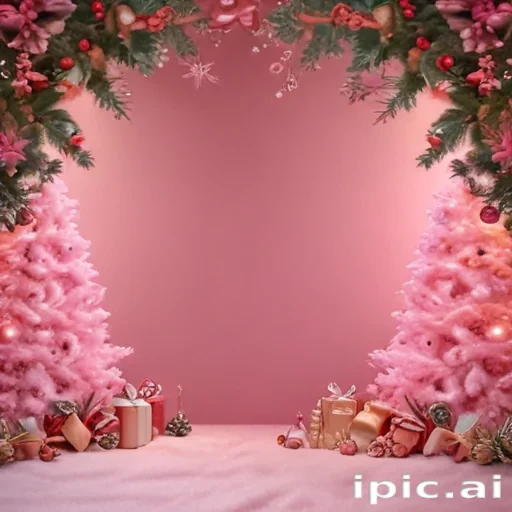 pink christmas background