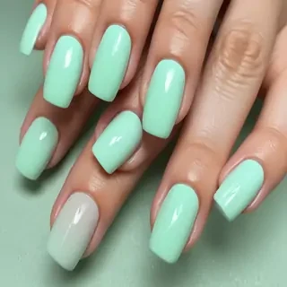 aesthetic mint green