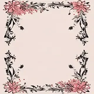 floral page borders