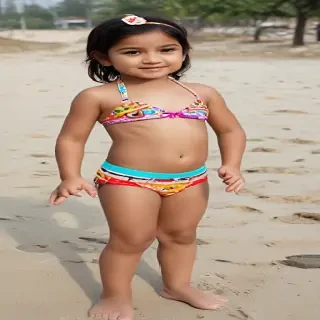 indian kid bikini