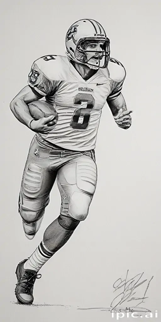 football drawing