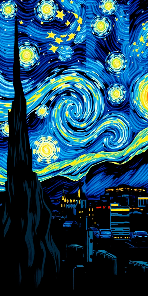 van gogh iphone wallpaper
