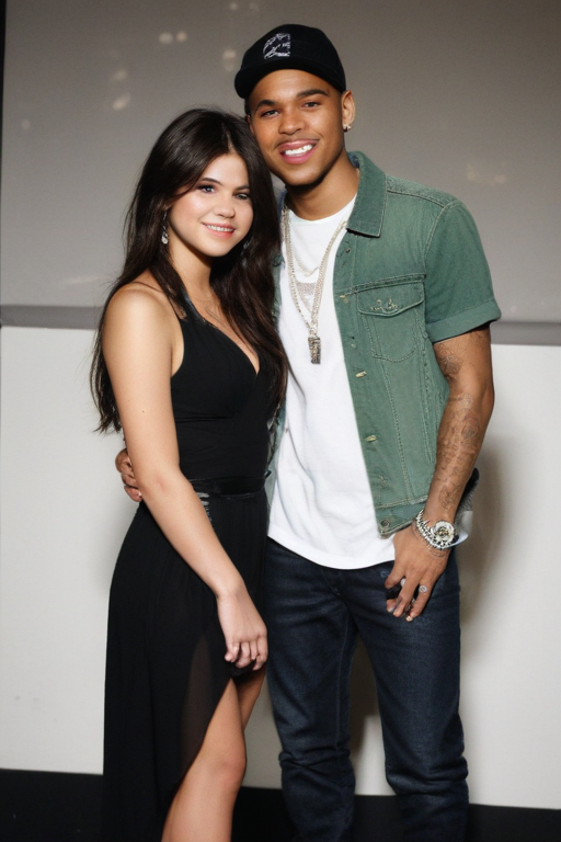 selena gomez and chris brown