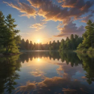 background lake