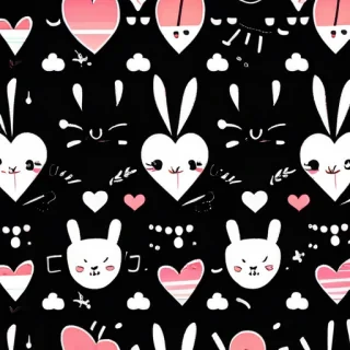 cute backgrounds black