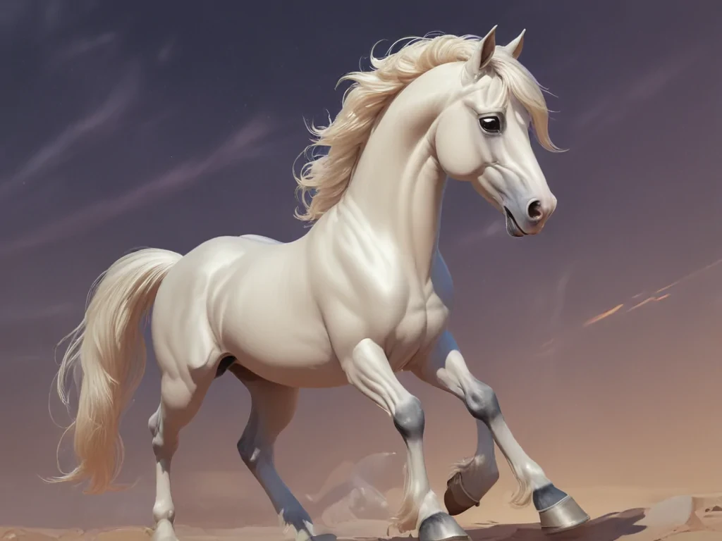 image of a cartoon horse