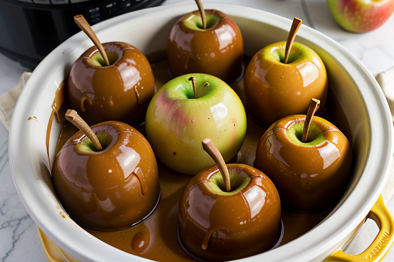 caramel apples in crock pot