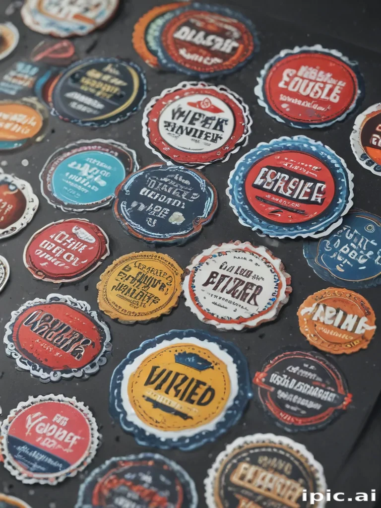 stickers mockup