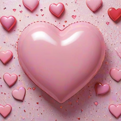 aesthetic heart background