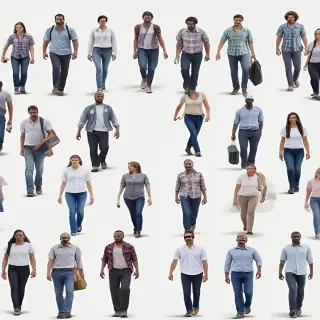 people walk png