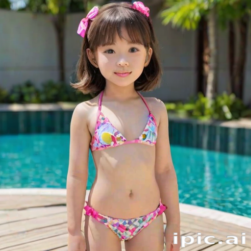 ai little girl bikini