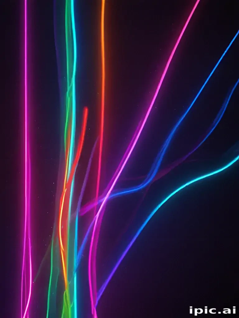 neon color background