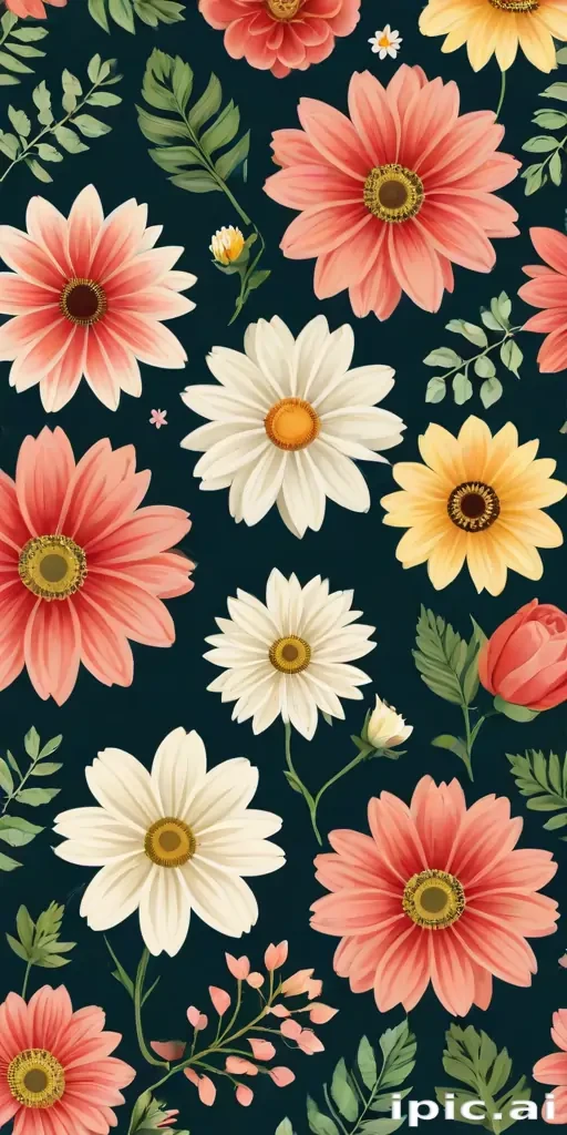 flowers clip art transparent background