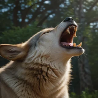 wolf howl png