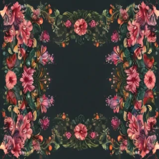 floral borders clipart