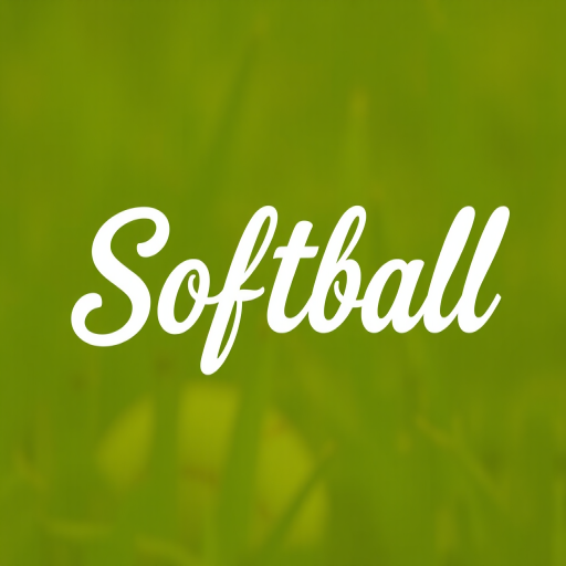 Create a high-resolution image of the word "Softball" in an elegant script font, with a smooth and flowing design, using a Canon EOS R5 camera at 50mm focal length, f/2.8 aperture, ISO 100, and soft natural lighting to enhance clarity and depth.