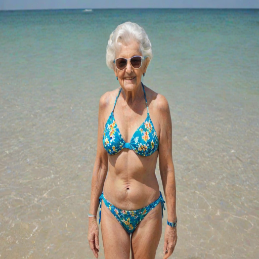 granny in bikini