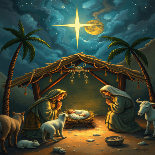 images of the manger scene