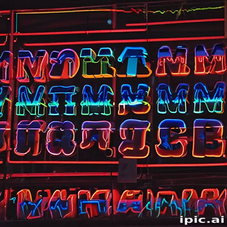 neon colors