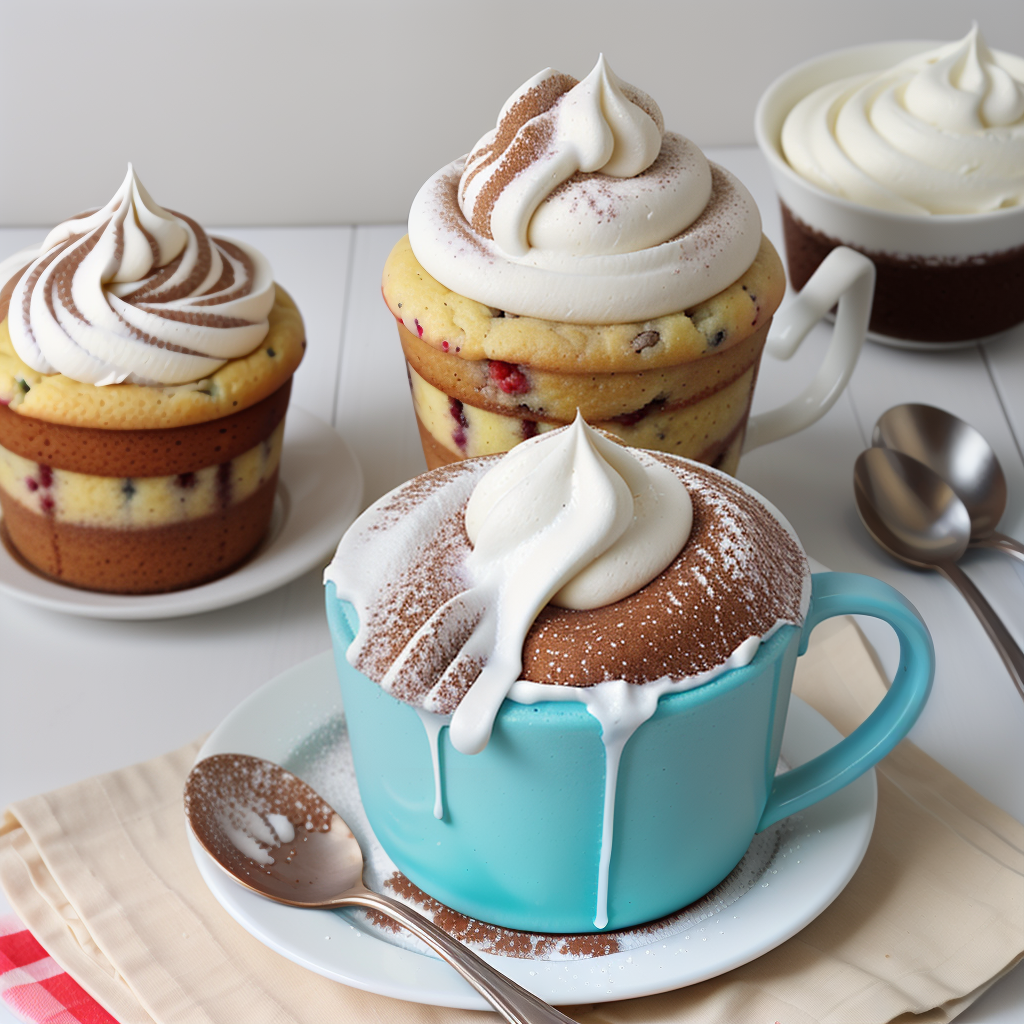 2 ingredient cake mix mug cake