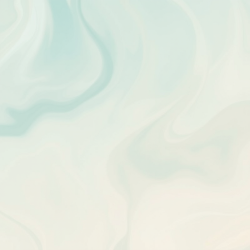 Create an abstract background with soft, swirling patterns in light turquoise and beige tones, using a Canon EOS R5, aperture f/8, shutter speed 1/60s, ISO 100, top-down view, with a focus on smooth textures and gradients.