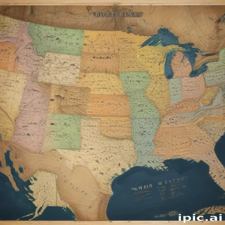 united states map with state names