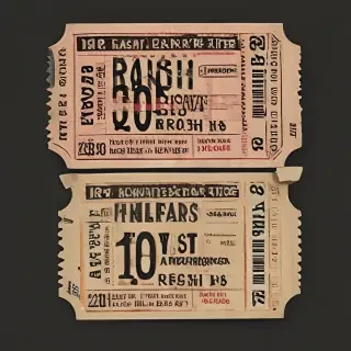 concert tickets png