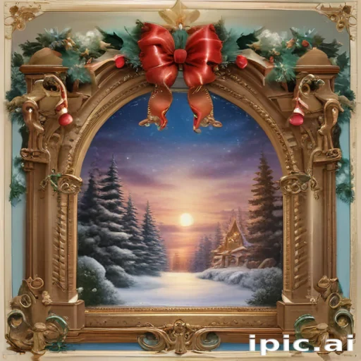 christmas clip art frames